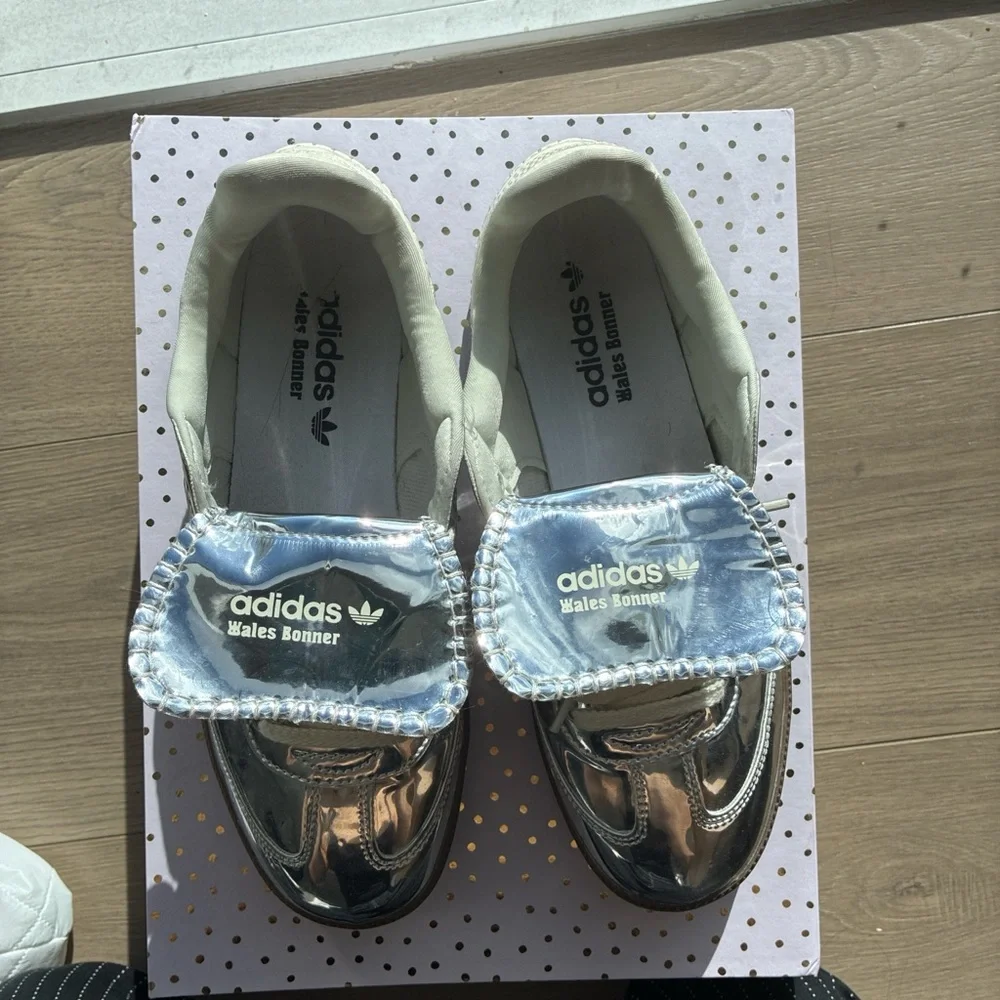 adidas Silver Metallic Sneakers - Picture 5 of 5